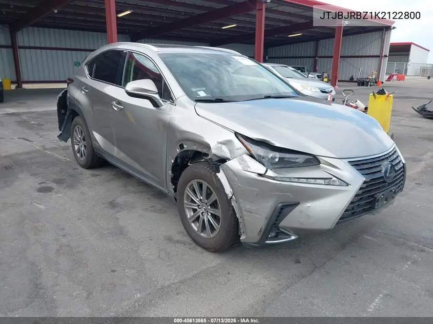 2019 Lexus Nx 300H VIN: JTJBJRBZ1K2122800 Lot: 45613865
