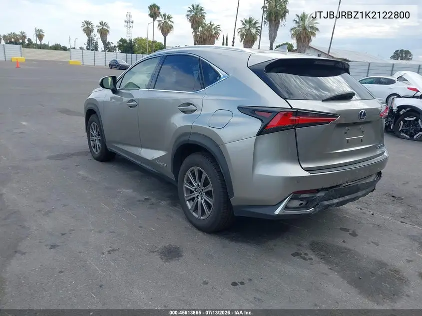 2019 Lexus Nx 300H VIN: JTJBJRBZ1K2122800 Lot: 45613865