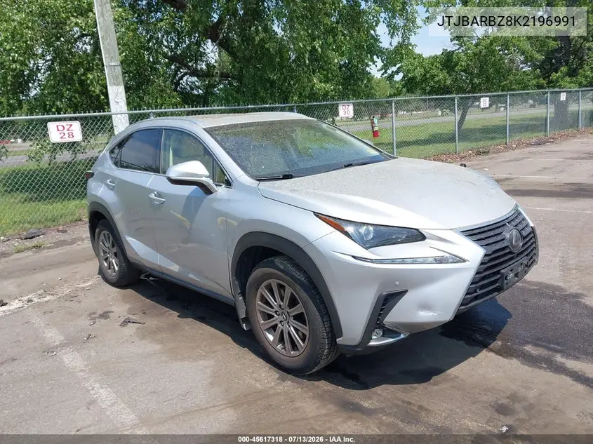 2019 Lexus Nx 300 VIN: JTJBARBZ8K2196991 Lot: 45617318