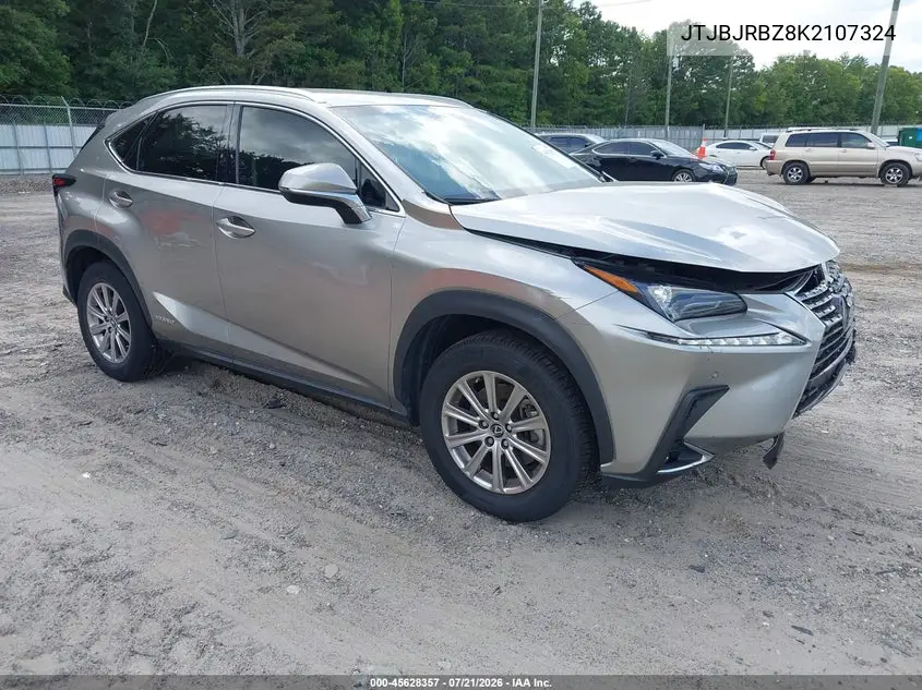 2019 Lexus Nx 300H VIN: JTJBJRBZ8K2107324 Lot: 45628357