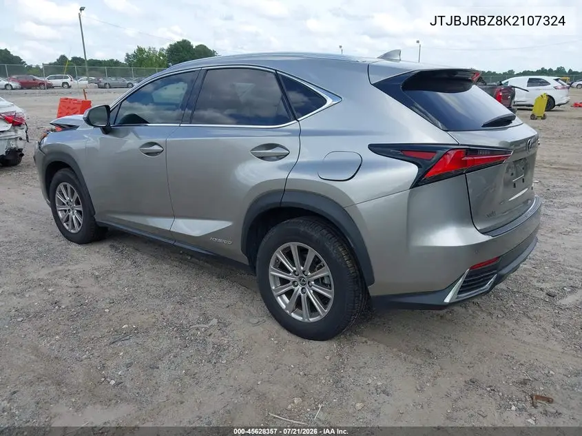 2019 Lexus Nx 300H VIN: JTJBJRBZ8K2107324 Lot: 45628357