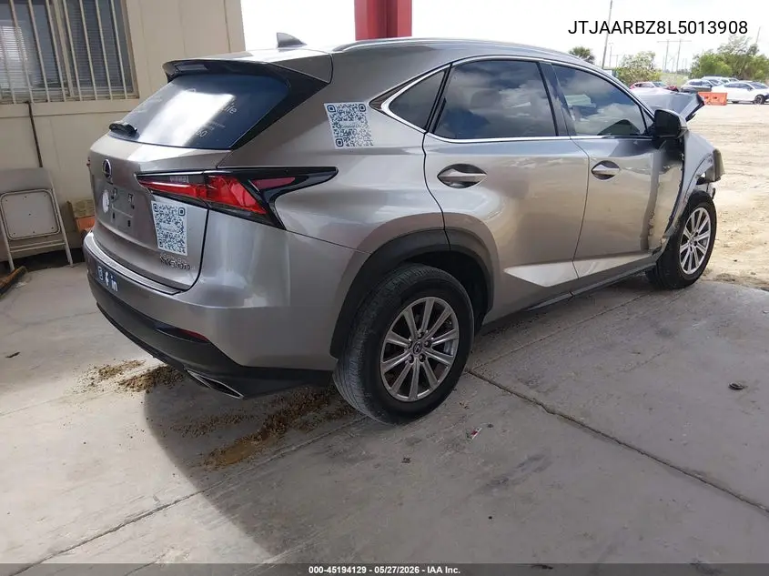 2020 Lexus Nx 300 VIN: JTJAARBZ8L5013908 Lot: 45194129