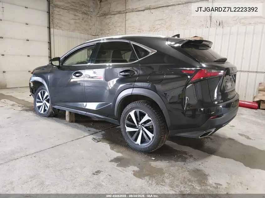 2020 Lexus Nx 300 VIN: JTJGARDZ7L2223392 Lot: 45462946