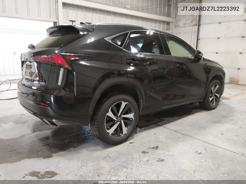 2020 Lexus Nx 300 VIN: JTJGARDZ7L2223392 Lot: 45462946