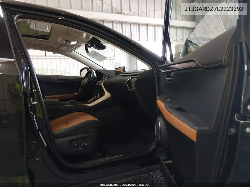 2020 Lexus Nx 300 VIN: JTJGARDZ7L2223392 Lot: 45462946