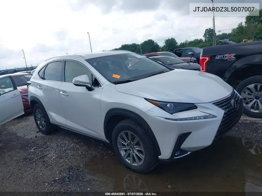 2020 Lexus Nx 300 VIN: JTJDARDZ3L5007007 Lot: 45542593