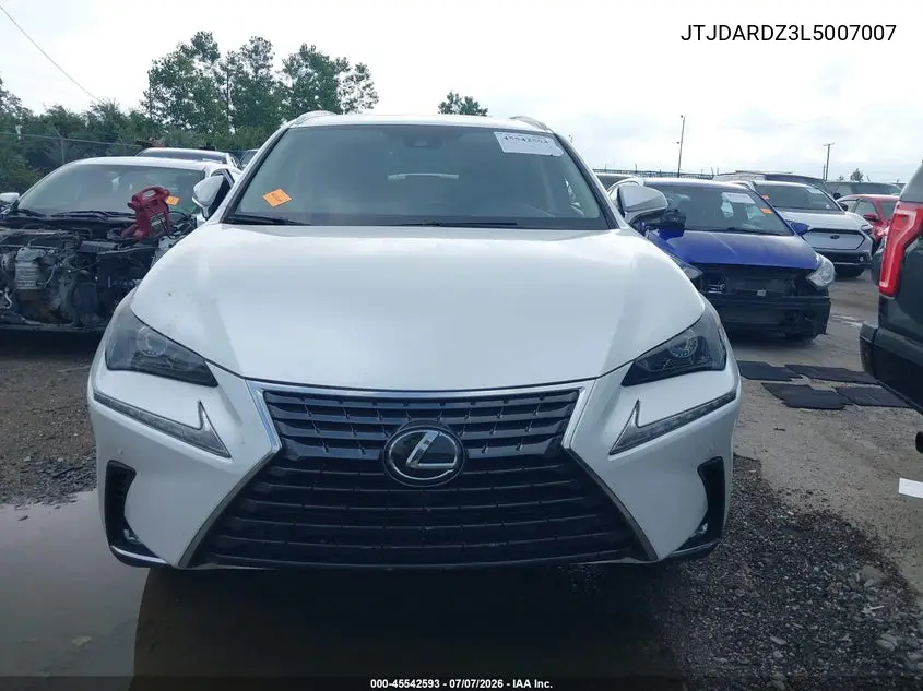 2020 Lexus Nx 300 VIN: JTJDARDZ3L5007007 Lot: 45542593