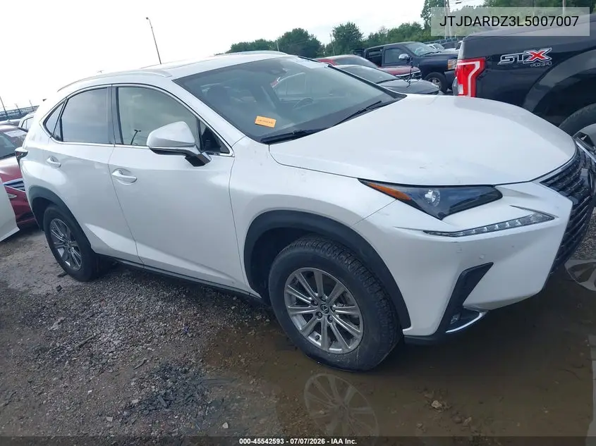 2020 Lexus Nx 300 VIN: JTJDARDZ3L5007007 Lot: 45542593