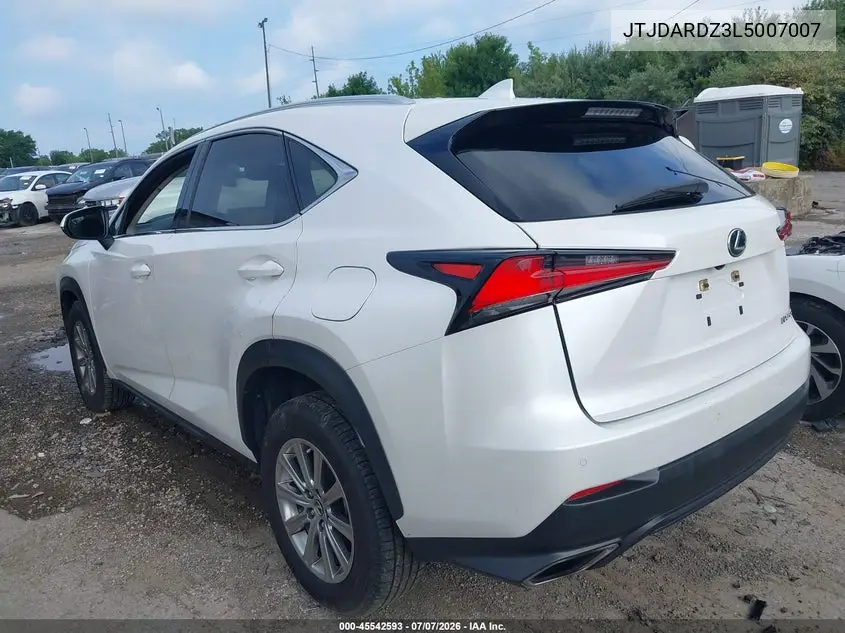 2020 Lexus Nx 300 VIN: JTJDARDZ3L5007007 Lot: 45542593