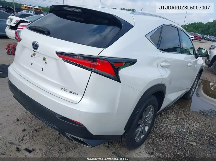 2020 Lexus Nx 300 VIN: JTJDARDZ3L5007007 Lot: 45542593