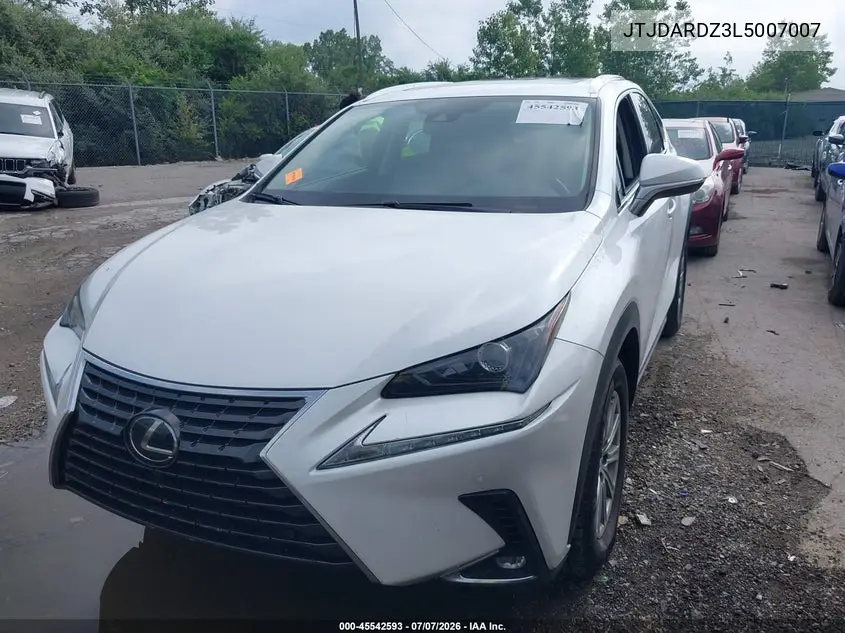 2020 Lexus Nx 300 VIN: JTJDARDZ3L5007007 Lot: 45542593
