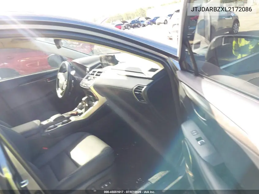 2020 Lexus Nx 300 VIN: JTJDARBZXL2172086 Lot: 45551617