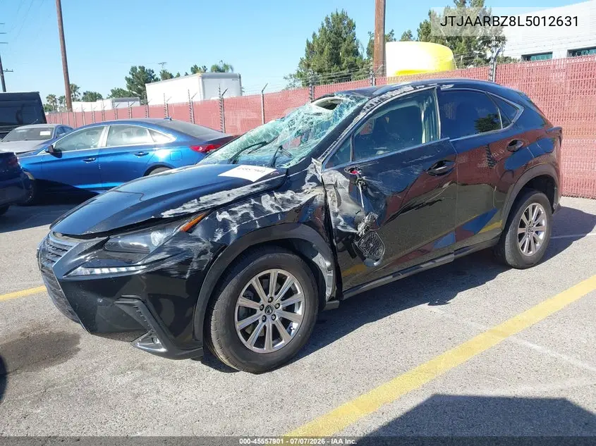 2020 Lexus Nx 300 VIN: JTJAARBZ8L5012631 Lot: 45557901
