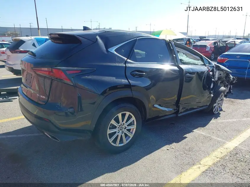 2020 Lexus Nx 300 VIN: JTJAARBZ8L5012631 Lot: 45557901