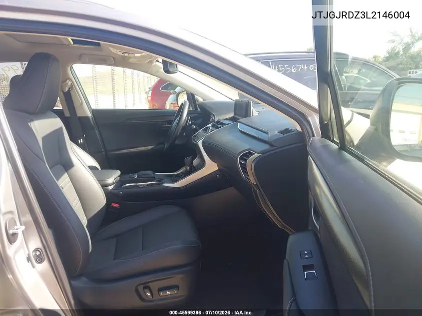 2020 Lexus Nx 300H VIN: JTJGJRDZ3L2146004 Lot: 45599386