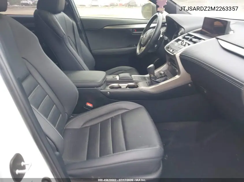 2021 Lexus Nx 300 F Sport VIN: JTJSARDZ2M2263357 Lot: 45620582