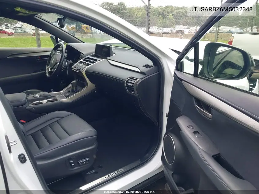 2021 Lexus Nx 300 F Sport VIN: JTJSARBZ6M5032348 Lot: 45643052