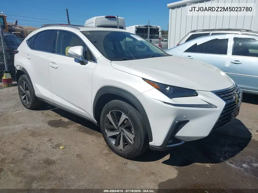 2021 Lexus Nx 300 VIN: JTJGARDZ2M5023780 Lot: 45654016
