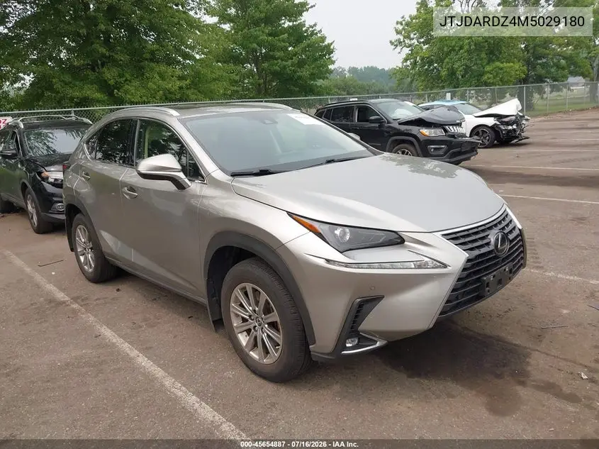 2021 Lexus Nx 300 VIN: JTJDARDZ4M5029180 Lot: 45654887