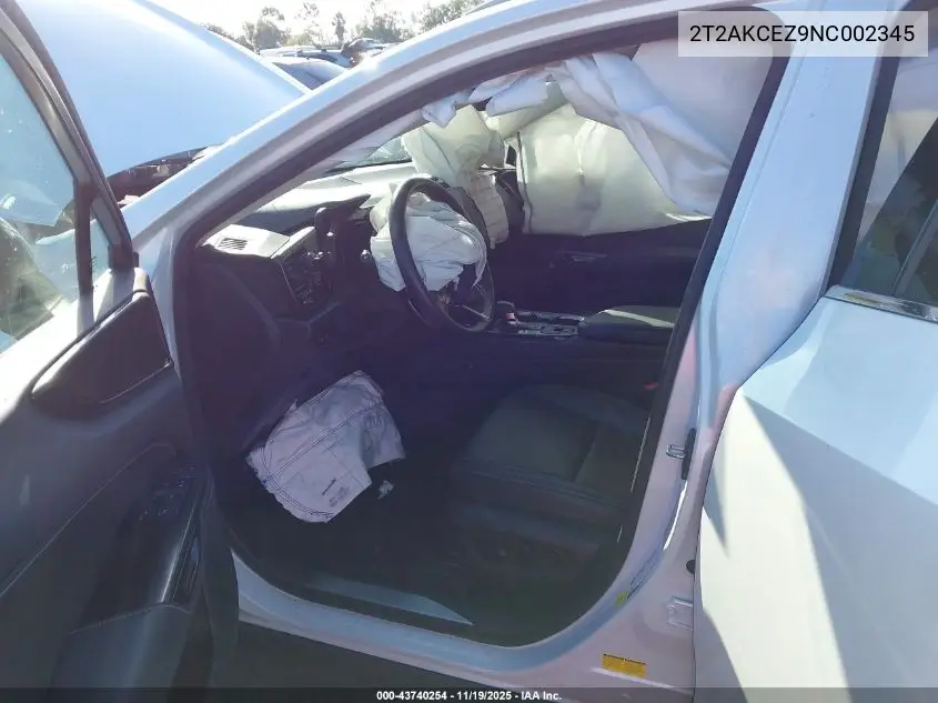 2T2AKCEZ9NC002345 2022 Lexus Nx Nx 350H