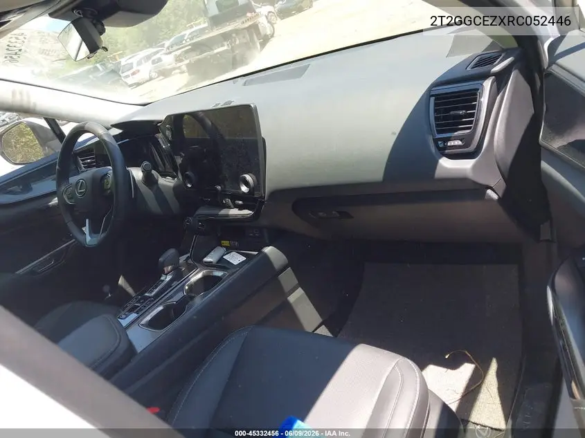 2024 Lexus Nx 350 Premium VIN: 2T2GGCEZXRC052446 Lot: 45332456