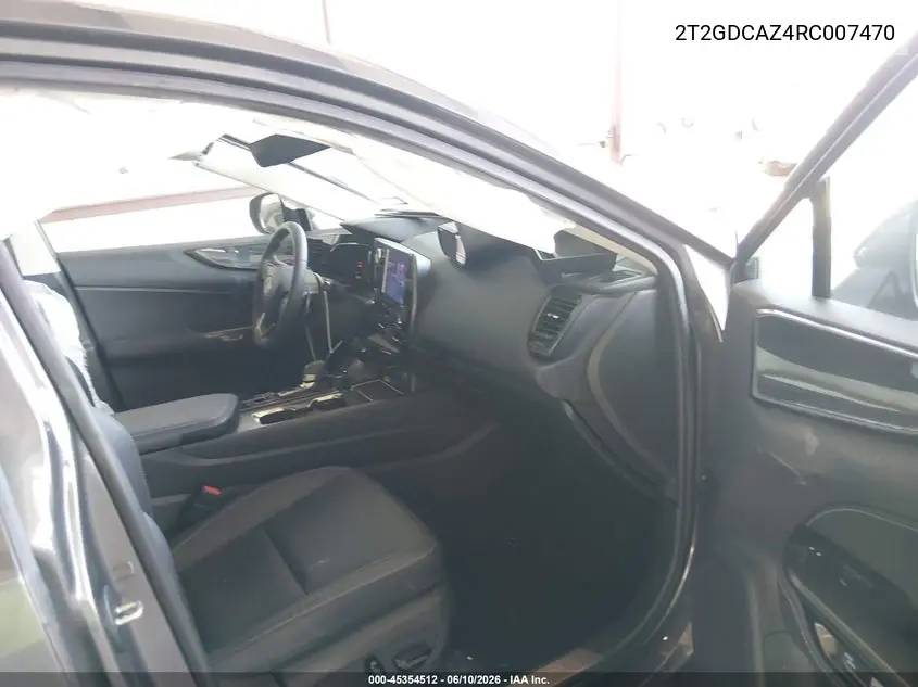 2024 Lexus Nx 250 Premium VIN: 2T2GDCAZ4RC007470 Lot: 45354512