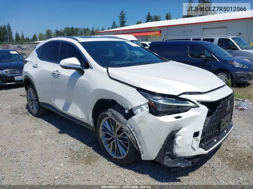 2024 Lexus Nx 350H Luxury VIN: JTJHKCEZ7R5012066 Lot: 45553711