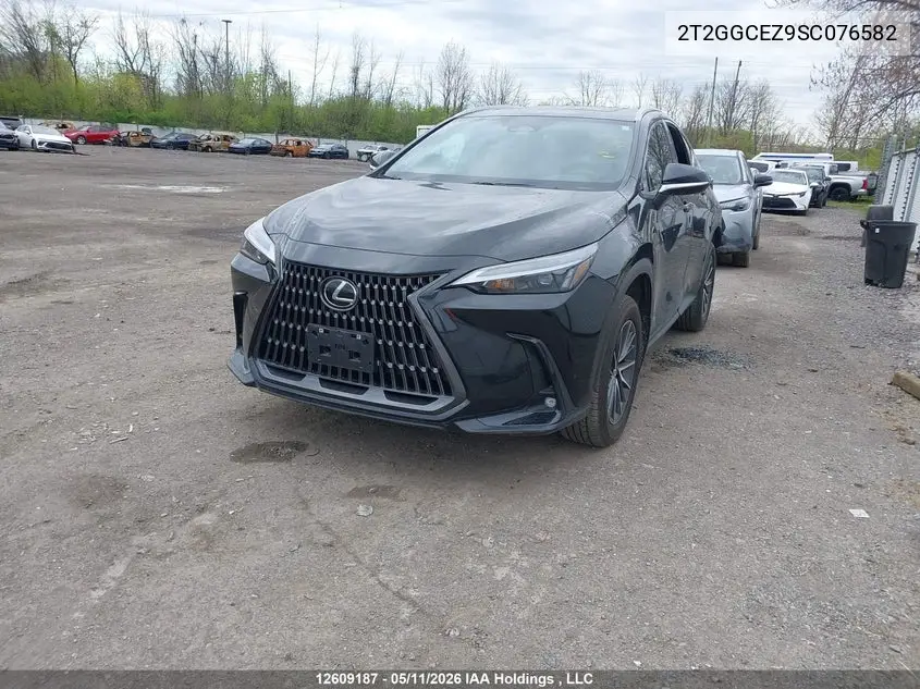 2025 Lexus Nx 350 Premium VIN: 2T2GGCEZ9SC076582 Lot: 12609187