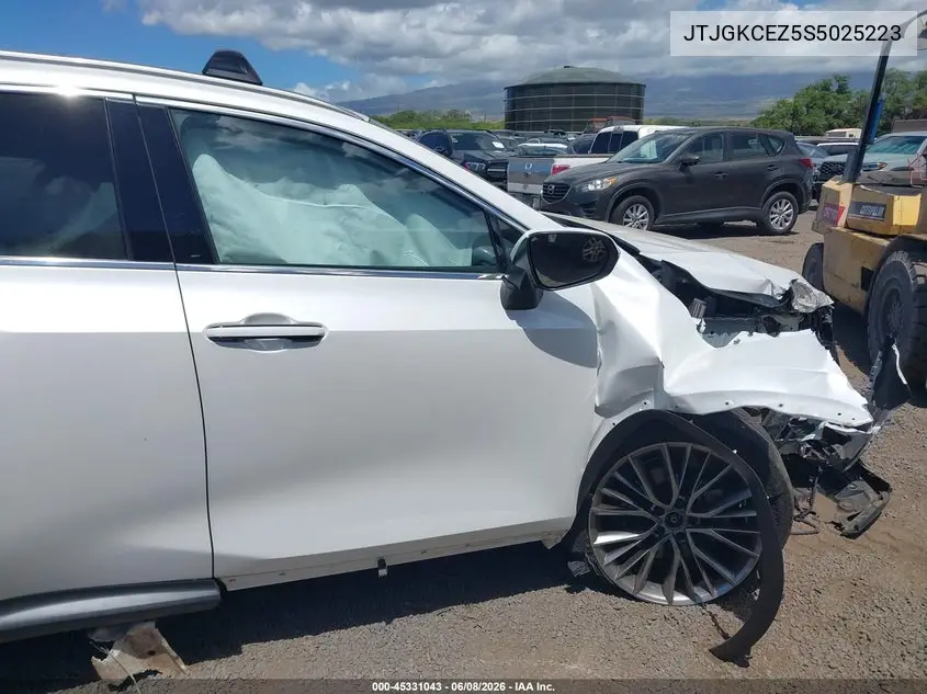2025 Lexus Nx 350H Premium VIN: JTJGKCEZ5S5025223 Lot: 45331043