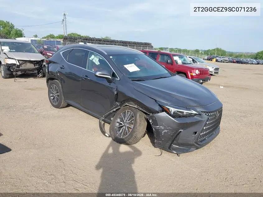 2025 Lexus Nx 350 Premium VIN: 2T2GGCEZ9SC071236 Lot: 45346578