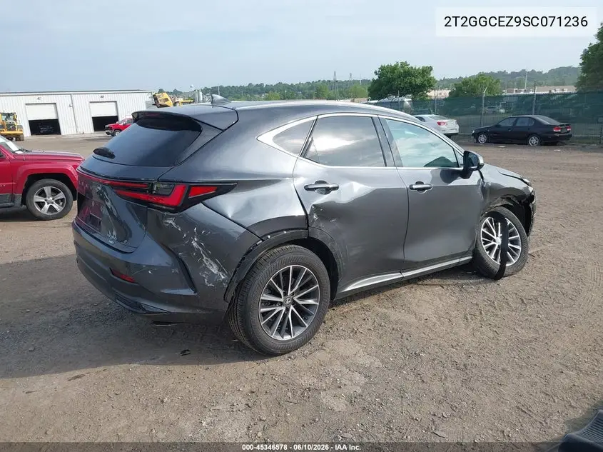 2025 Lexus Nx 350 Premium VIN: 2T2GGCEZ9SC071236 Lot: 45346578