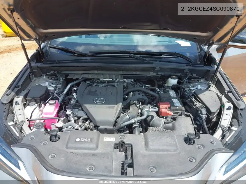 2025 Lexus Nx 350 F Sport Handling VIN: 2T2KGCEZ4SC090870 Lot: 45533372
