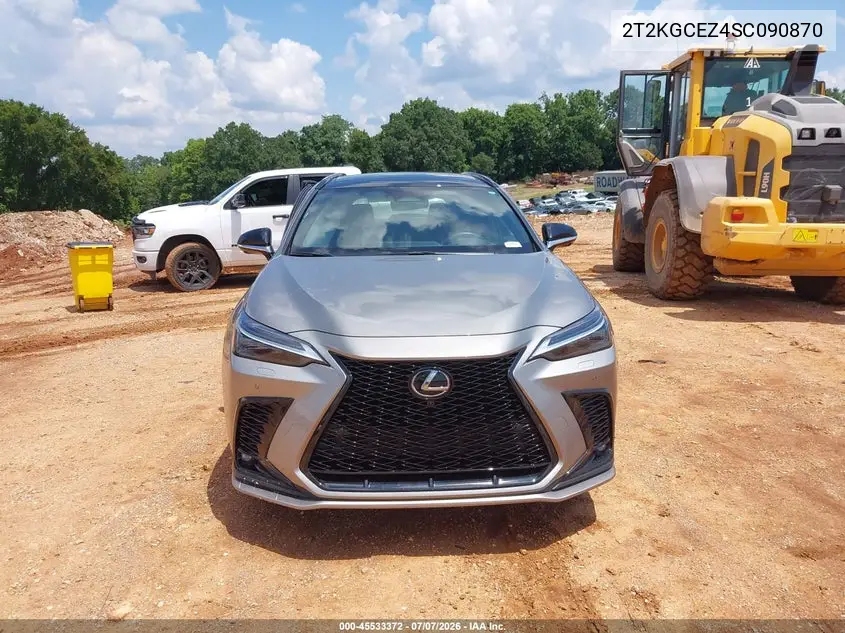 2025 Lexus Nx 350 F Sport Handling VIN: 2T2KGCEZ4SC090870 Lot: 45533372