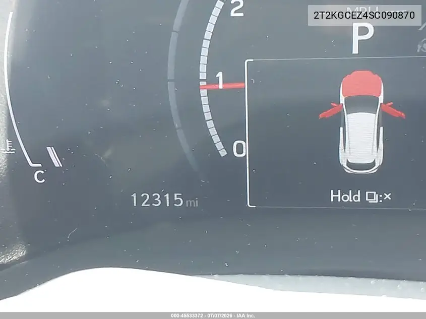 2025 Lexus Nx 350 F Sport Handling VIN: 2T2KGCEZ4SC090870 Lot: 45533372