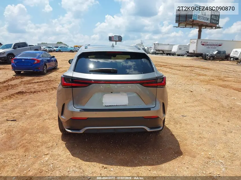 2025 Lexus Nx 350 F Sport Handling VIN: 2T2KGCEZ4SC090870 Lot: 45533372