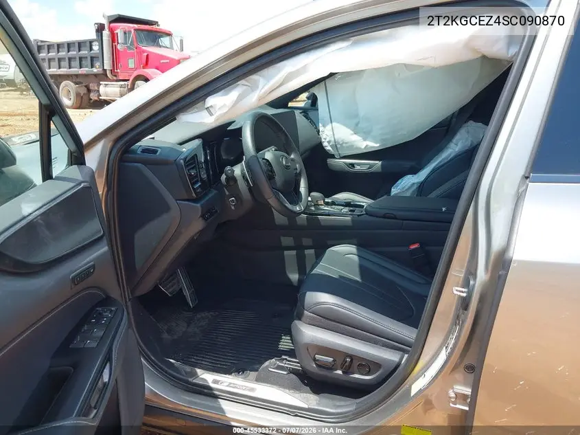 2025 Lexus Nx 350 F Sport Handling VIN: 2T2KGCEZ4SC090870 Lot: 45533372