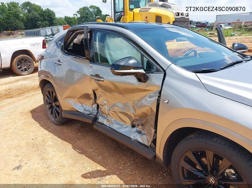 2025 Lexus Nx 350 F Sport Handling VIN: 2T2KGCEZ4SC090870 Lot: 45533372