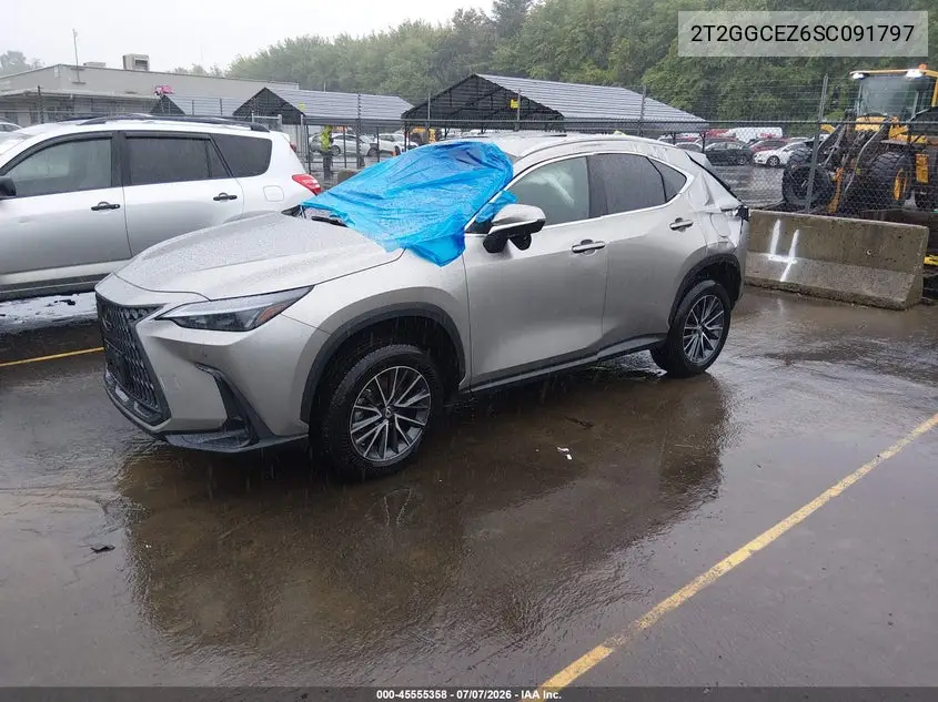 2025 Lexus Nx 350 Premium VIN: 2T2GGCEZ6SC091797 Lot: 45555358