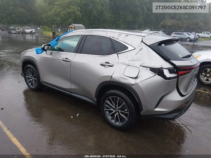 2025 Lexus Nx 350 Premium VIN: 2T2GGCEZ6SC091797 Lot: 45555358
