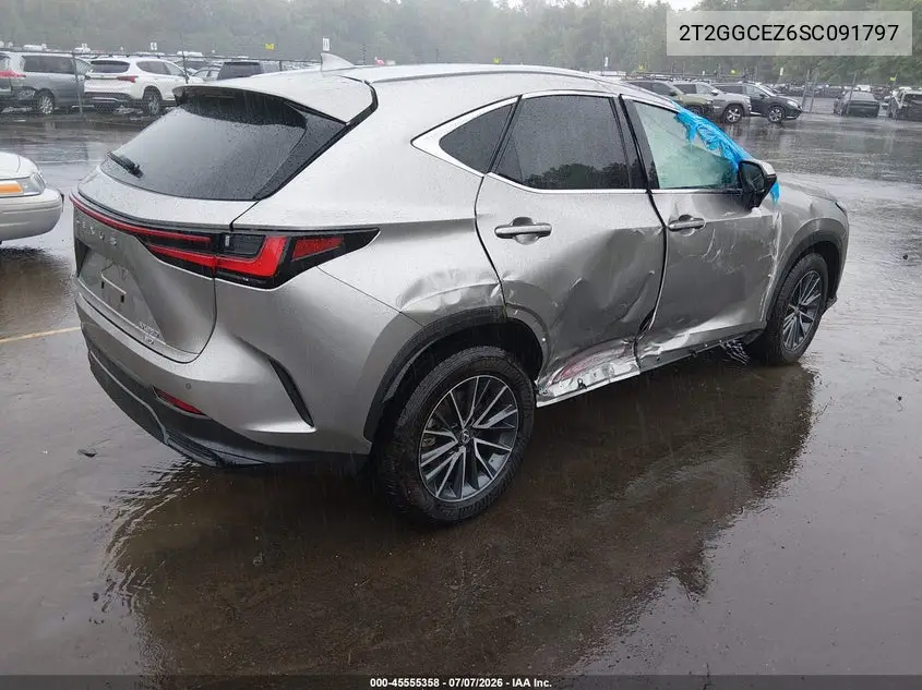 2025 Lexus Nx 350 Premium VIN: 2T2GGCEZ6SC091797 Lot: 45555358