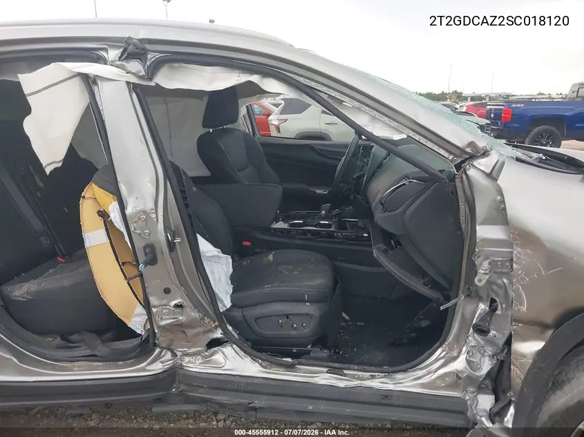 2025 Lexus Nx 250 Premium VIN: 2T2GDCAZ2SC018120 Lot: 45555912