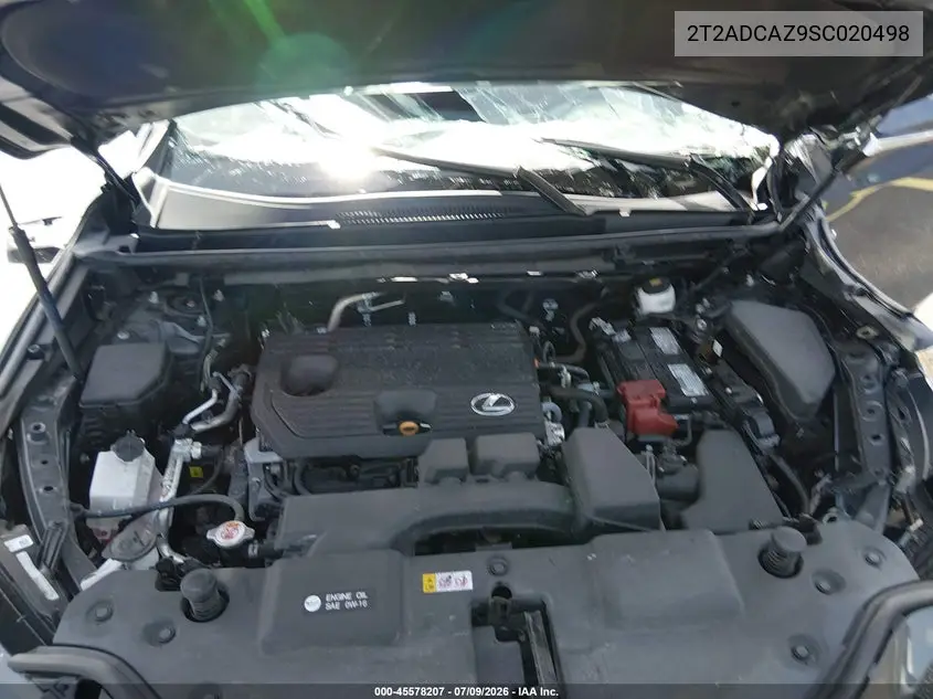 2025 Lexus Nx 250 VIN: 2T2ADCAZ9SC020498 Lot: 45578207