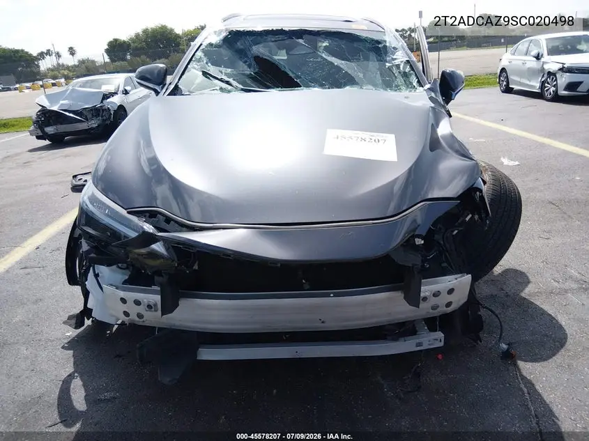 2025 Lexus Nx 250 VIN: 2T2ADCAZ9SC020498 Lot: 45578207