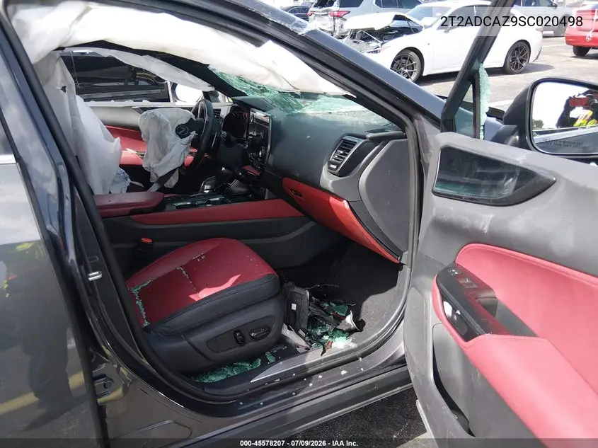 2025 Lexus Nx 250 VIN: 2T2ADCAZ9SC020498 Lot: 45578207