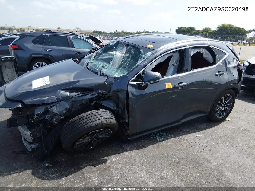 2025 Lexus Nx 250 VIN: 2T2ADCAZ9SC020498 Lot: 45578207