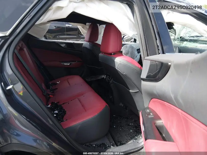 2025 Lexus Nx 250 VIN: 2T2ADCAZ9SC020498 Lot: 45578207