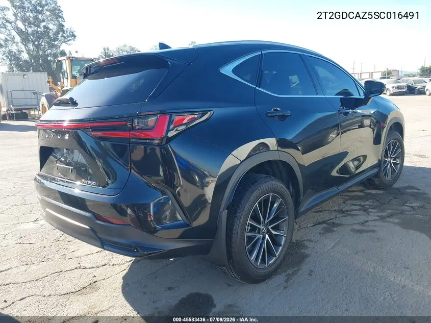 2025 Lexus Nx 250 Premium VIN: 2T2GDCAZ5SC016491 Lot: 45583436