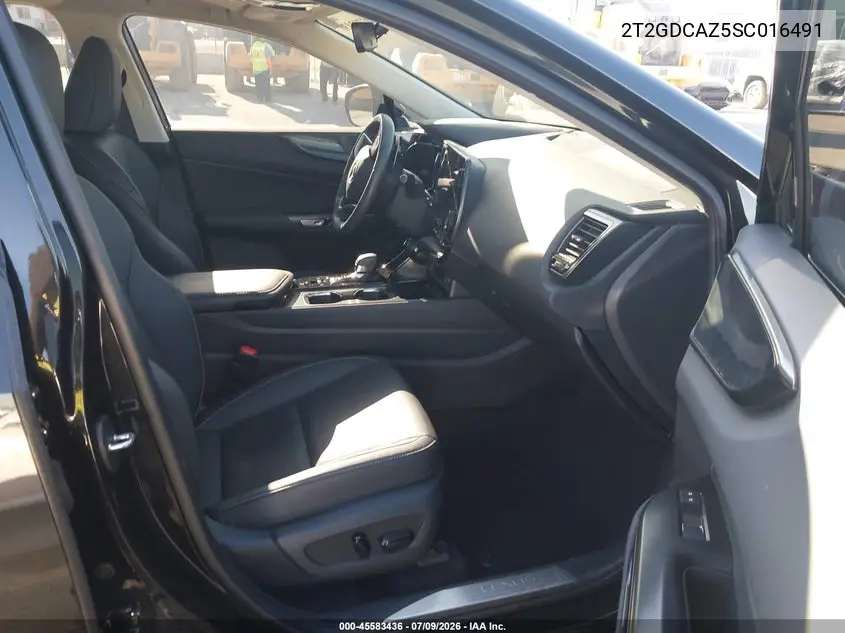 2025 Lexus Nx 250 Premium VIN: 2T2GDCAZ5SC016491 Lot: 45583436