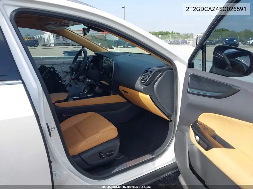 2025 Lexus Nx 250 Premium VIN: 2T2GDCAZ4SC026591 Lot: 45586440
