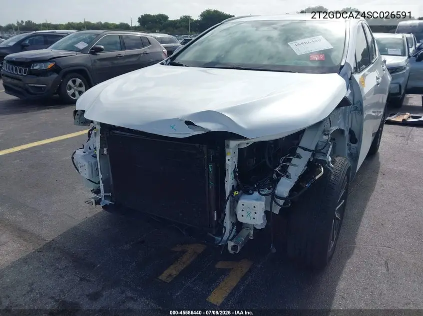2025 Lexus Nx 250 Premium VIN: 2T2GDCAZ4SC026591 Lot: 45586440